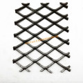 Black steel expanded metal mesh